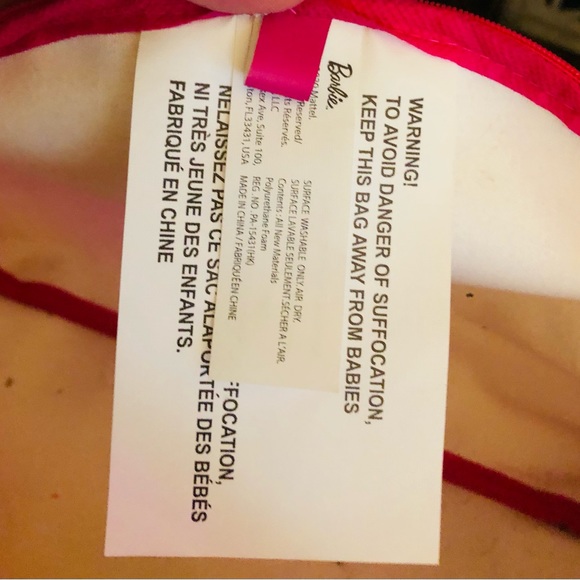 Fun  vintage eccentric  small colourful Barbie purse bag, make up bag - Picture 5 of 5